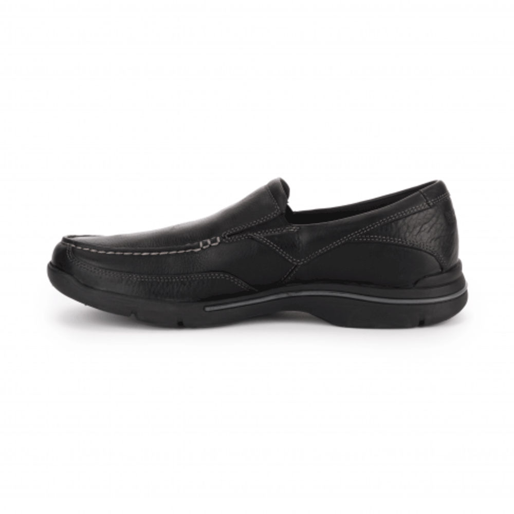 Sapato Vela Rockport Homem Pretas - City Play Eberdon - 51426ANTD